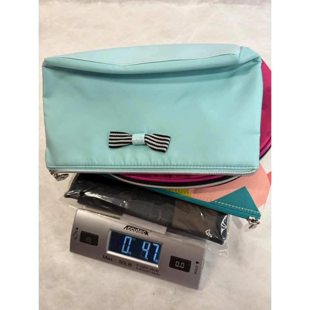 Lot of 4 Makeup Bags Clinique‎ Tyler Dawson Lancome Anastasia Beverly Hills Mesh